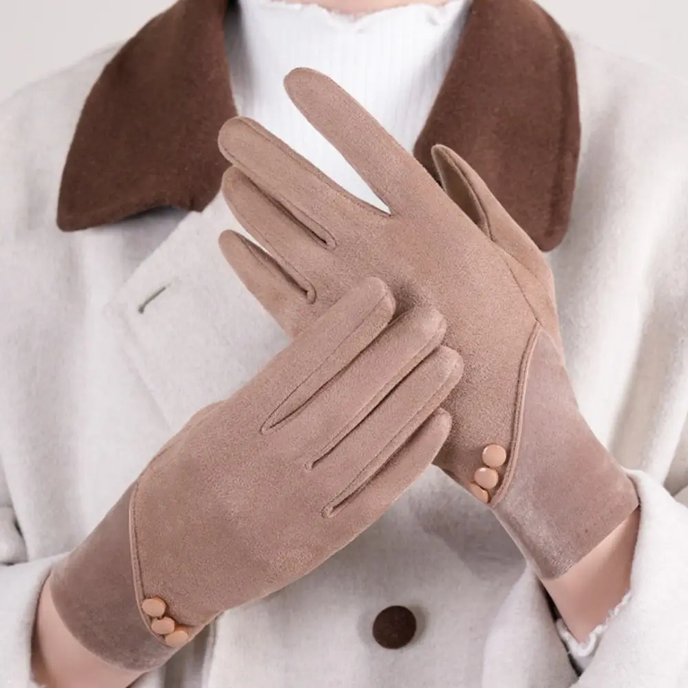 Замшевые женские теплые перчатки с сенсорным экраном, ветрозащитные зимние перчатки для бега, велосипедные перчатки с теплой подкладкой, велосипедные перчатки на осень-зиму
Замшевые женские теплые перчатки с сенсорным экраном, ветрозащитные зимние перчатки для бега, велосипедные перчатки с теплой подкладкой, велосипедные перчатки на осень-зиму