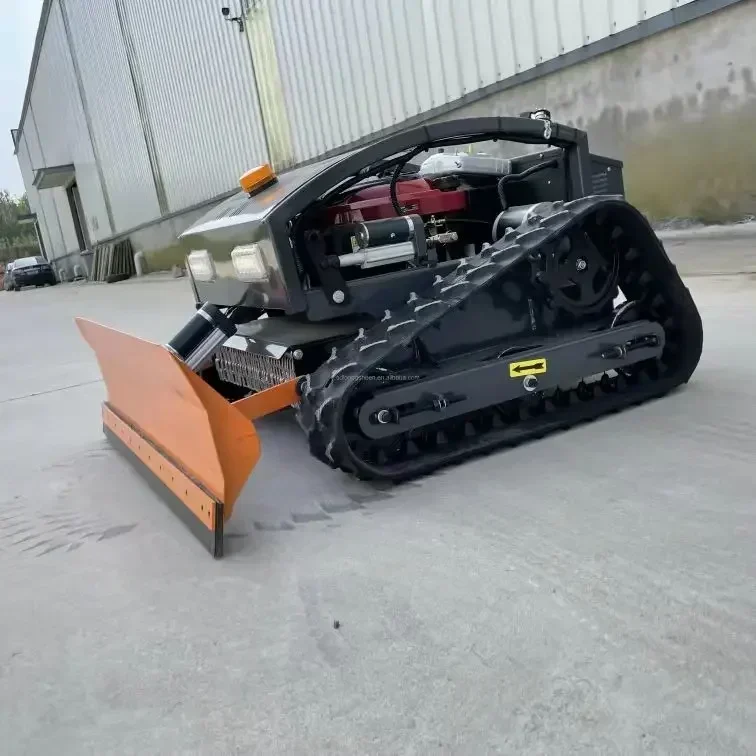 Tosaerba telecomandato a benzina per l'agricoltura e prezzo della pala da neve per tosaerba robot con controllo cingolato
Tosaerba telecomandato a benzina per l'agricoltura e prezzo della pala da neve per tosaerba robot con controllo cingolato