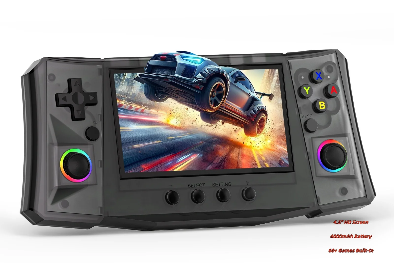 R50 Ultra 4,5-дюймовая портативная игровая консоль в стиле ретро — 4000 мАч, 2 игрока VS, HD-экран, 60+ классических игр, портативная аркадная игровая консоль
R50 Ultra 4,5-дюймовая портативная игровая консоль в стиле ретро — 4000 мАч, 2 игрока VS, HD-экран, 60+ классических игр, портативная аркадная игровая консоль