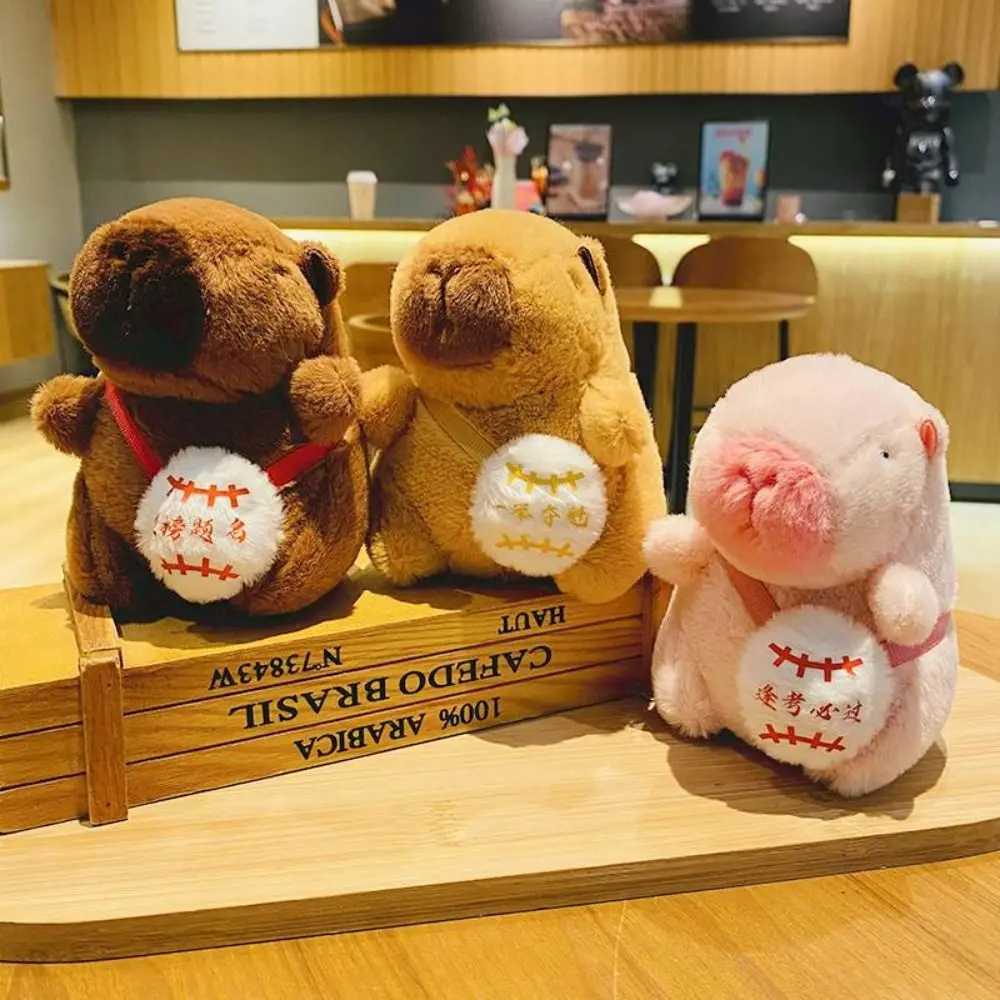 Trendy Plush Capybara Keychain Soft Cute Fluffty Doll Keyring Toy Stuffed Animal Bag Pendant Teenage
Trendy Plush Capybara Keychain Soft Cute Fluffty Doll Keyring Toy Stuffed Animal Bag Pendant Teenage