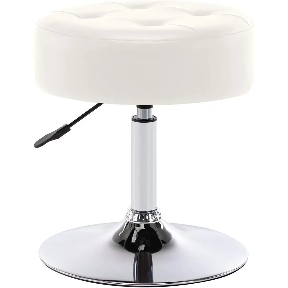 PU Leather Vanity Stool Makeup Stool Vanity Chair Height Adjustable Swivel Stool Round Ottoman White
PU Leather Vanity Stool Makeup Stool Vanity Chair Height Adjustable Swivel Stool Round Ottoman White