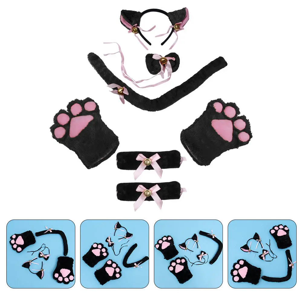 Набор аксессуаров для костюма кошки: повязка на голову с ушками, хвост, галстук-бабочка, перчатки. Идеально для фестивалей, вечеринок, карнавалов. Милые украшения и реквизит для костюма кошки.
Набор аксессуаров для костюма кошки: повязка на голову с ушками, хвост, галстук-бабочка, перчатки. Идеально для фестивалей, вечеринок, карнавалов. Милые украшения и реквизит для костюма кошки.