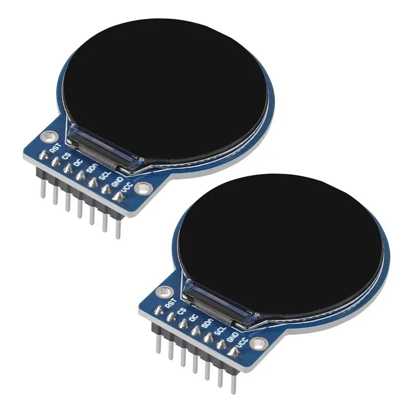 Круглый TFT-экран SCLS 1,28 дюйма для Arduino, RGB IPS HD, разрешение 240x240, интерфейс SPI, модуль ЖК-дисплея, 2 шт.
Круглый TFT-экран SCLS 1,28 дюйма для Arduino, RGB IPS HD, разрешение 240x240, интерфейс SPI, модуль ЖК-дисплея, 2 шт.