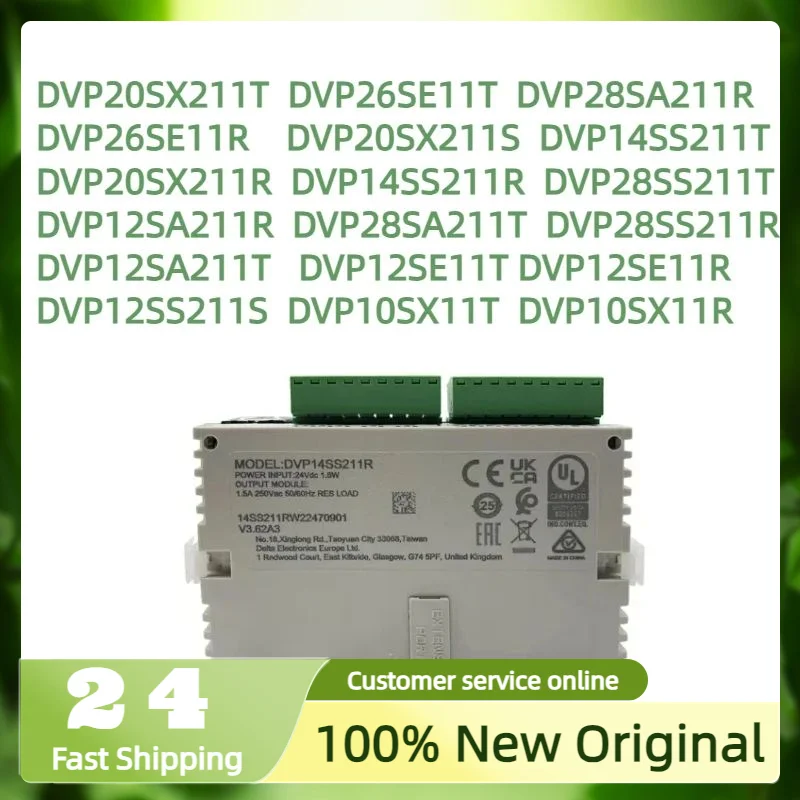 DVP10SX11R DVP10SX11T DVP12SE11R DVP12SS211S DVP12SA211R DVP14SS211T DVP20SX211S DVP20SX211R DVP26SE11R DVP26SE11T PLC module
DVP10SX11R DVP10SX11T DVP12SE11R DVP12SS211S DVP12SA211R DVP14SS211T DVP20SX211S DVP20SX211R DVP26SE11R DVP26SE11T PLC module