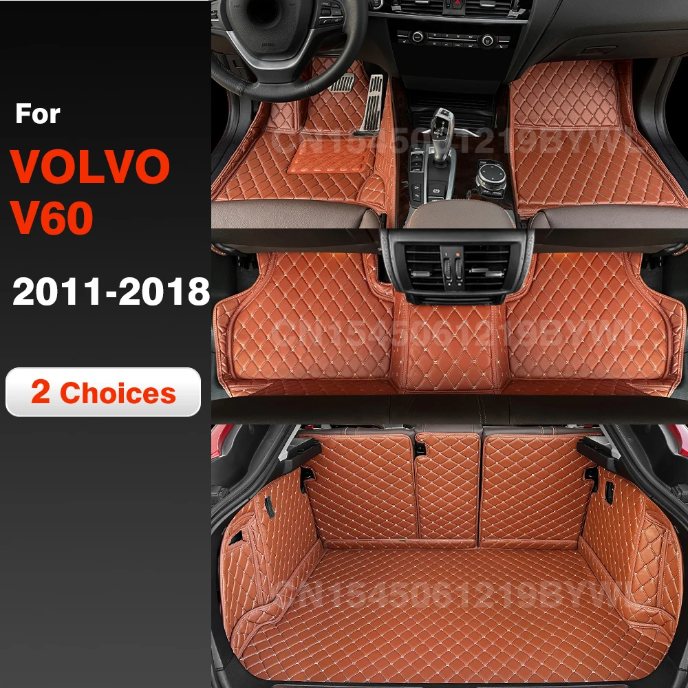 For VOLVO V60 2011-2018 17 16 15 14 13 12 Car floor mats Car Trunk Mat foot Pads carpet Interior Accessories
For VOLVO V60 2011-2018 17 16 15 14 13 12 Car floor mats Car Trunk Mat foot Pads carpet Interior Accessories