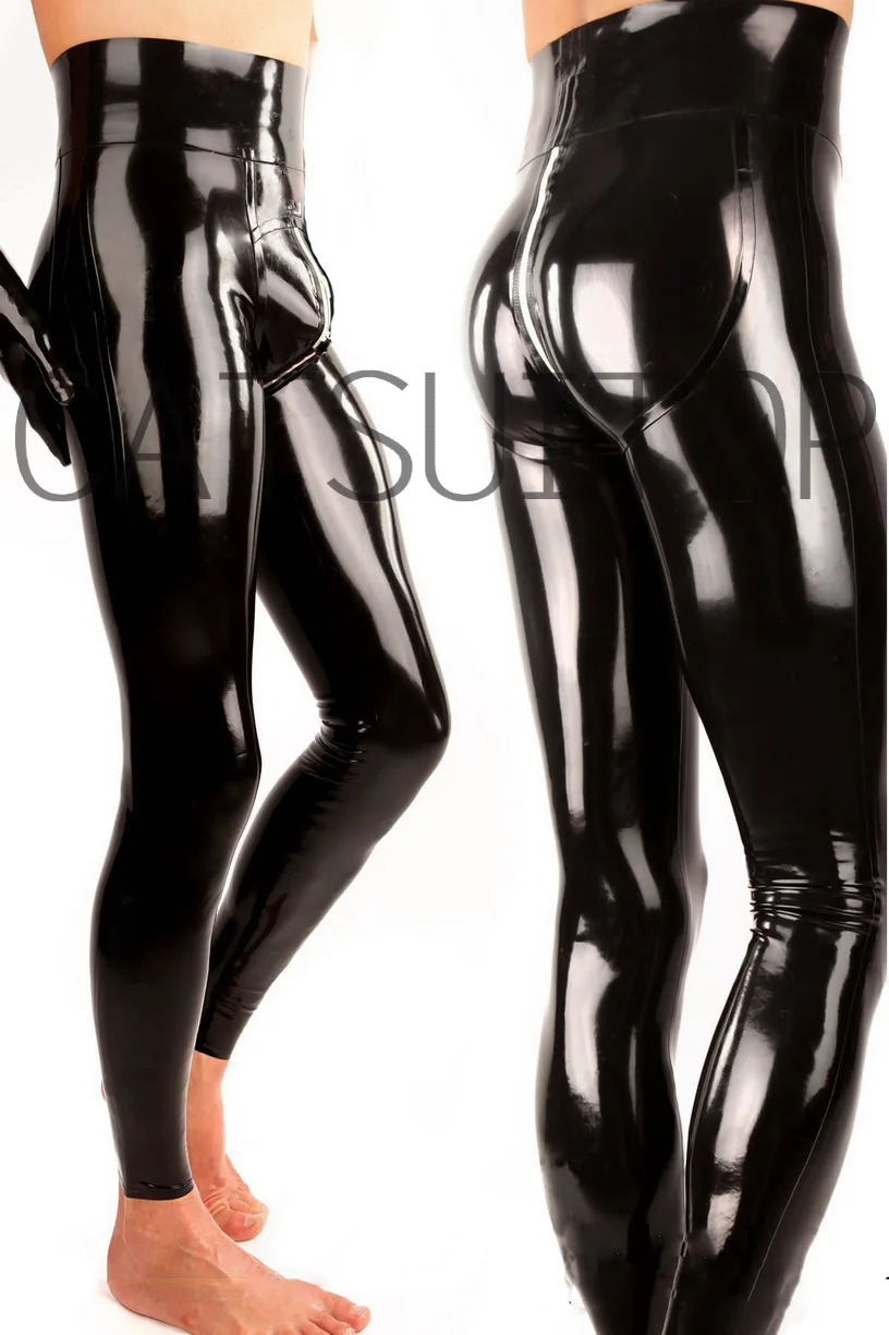 CATSUITOP New men Latex rubber pants with crotch zippers with high waist 3D cutting in black without gloves
CATSUITOP New men Latex rubber pants with crotch zippers with high waist 3D cutting in black without gloves
