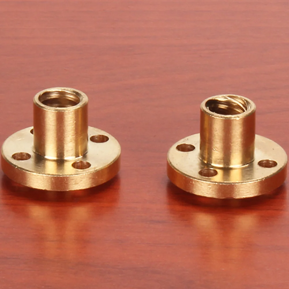 4pcs 3D Printer Parts T8 Nut Copper Trapezoidal Screw Nut for T8 Screw T8 Nuts Stepper Motor Rail Lead Screw (Golden)
4pcs 3D Printer Parts T8 Nut Copper Trapezoidal Screw Nut for T8 Screw T8 Nuts Stepper Motor Rail Lead Screw (Golden)