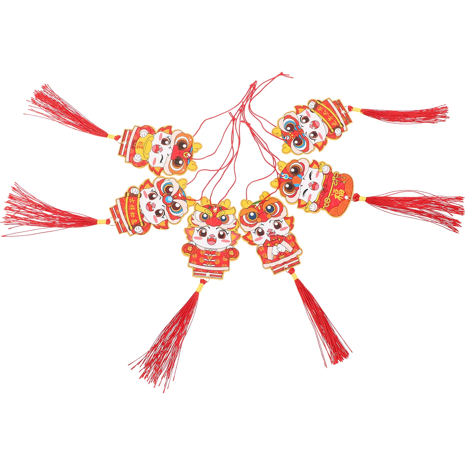 6Pcs Cartoon Style Tree Hanging Pendants Chinese Decoration for Car Office Home Spring Festival New Year
6Pcs Cartoon Style Tree Hanging Pendants Chinese Decoration for Car Office Home Spring Festival New Year