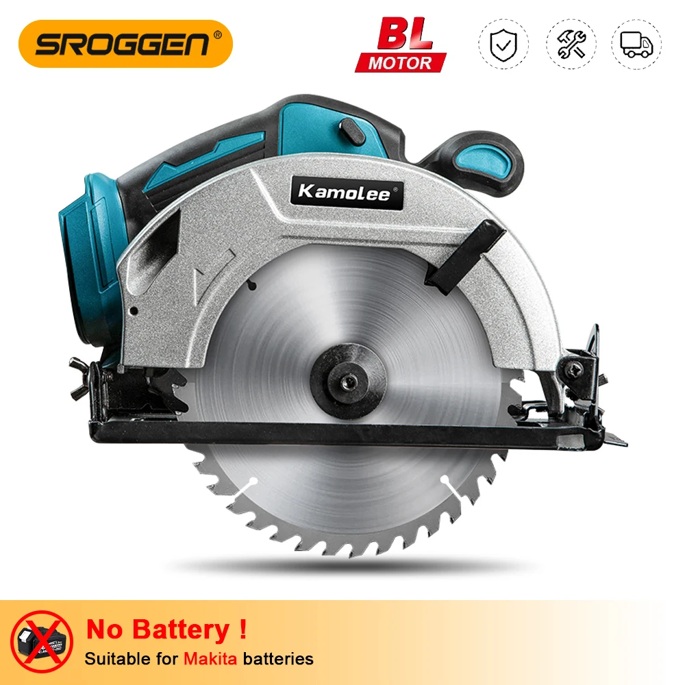 SROGGEN 7 inch Brushless Electric Circular Saw Multifunctional Cutting for Home DIY Compatible Makita 18V Battery
SROGGEN 7 inch Brushless Electric Circular Saw Multifunctional Cutting for Home DIY Compatible Makita 18V Battery