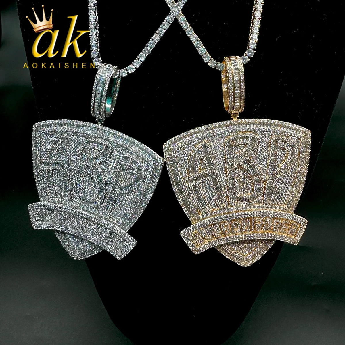 Aokaishen Pendant Prong Setting All BOUI PAPER Necklace for lady Real Gold Plated Hip Hop Jewelry
Aokaishen Pendant Prong Setting All BOUI PAPER Necklace for lady Real Gold Plated Hip Hop Jewelry