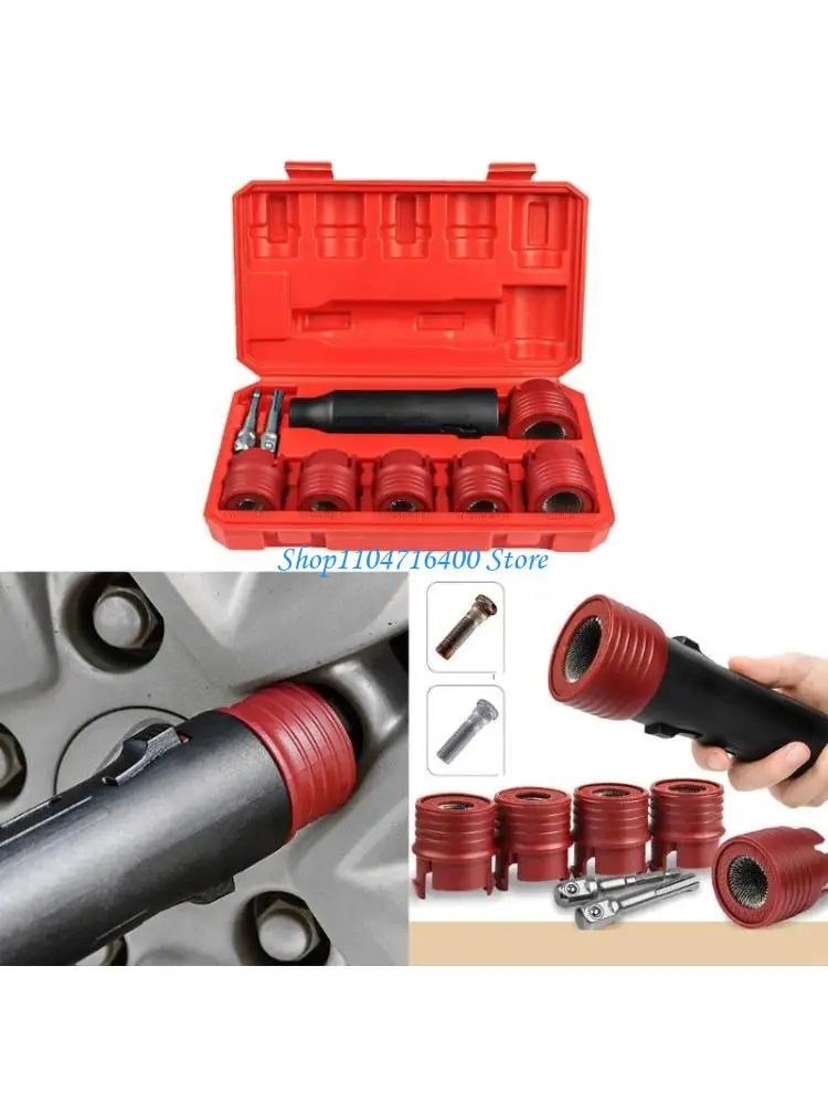 y1gd Car Wheel Hub Studs Cleaning Tool set Efficient rusts Remover with Storage Box 9pcs for Use in DIY & Professional Setting
y1gd Car Wheel Hub Studs Cleaning Tool set Efficient rusts Remover with Storage Box 9pcs for Use in DIY & Professional Setting