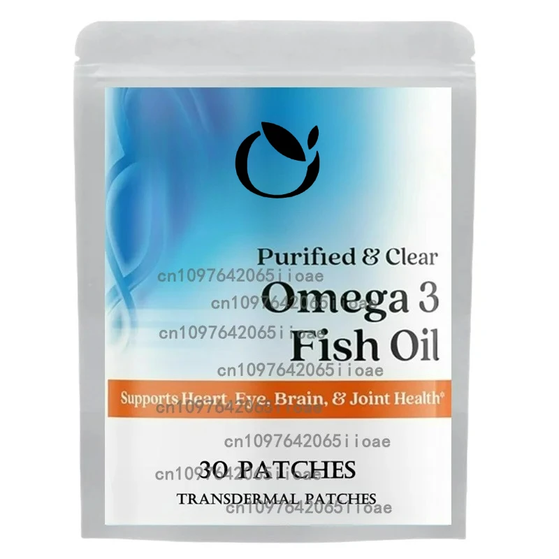 30 Patches Omega 3 Fish Oil Transdermal Patches Brain & Heart Health Support
30 Patches Omega 3 Fish Oil Transdermal Patches Brain & Heart Health Support