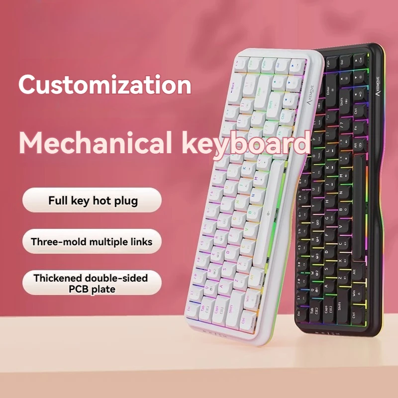 MiFuny Wireless Mechanical Keyboard Office Gaming Keyboard RGB Full Color Backlight Multiple Connections Smooth and Lag-free
MiFuny Wireless Mechanical Keyboard Office Gaming Keyboard RGB Full Color Backlight Multiple Connections Smooth and Lag-free