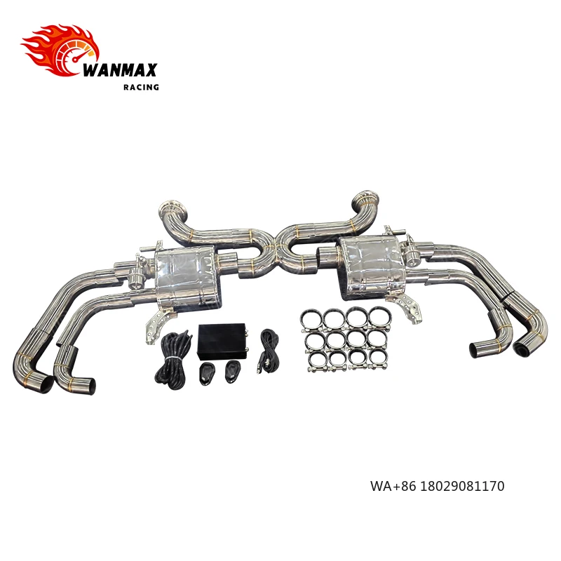 Высокопроизводительная выхлопная система Valvetronic Catback из нержавеющей стали 304 для Audi R8 V8 V10 2008-2015 годов выпуска, спортивная выхлопная система с клапанами
Высокопроизводительная выхлопная система Valvetronic Catback из нержавеющей стали 304 для Audi R8 V8 V10 2008-2015 годов выпуска, спортивная выхлопная система с клапанами