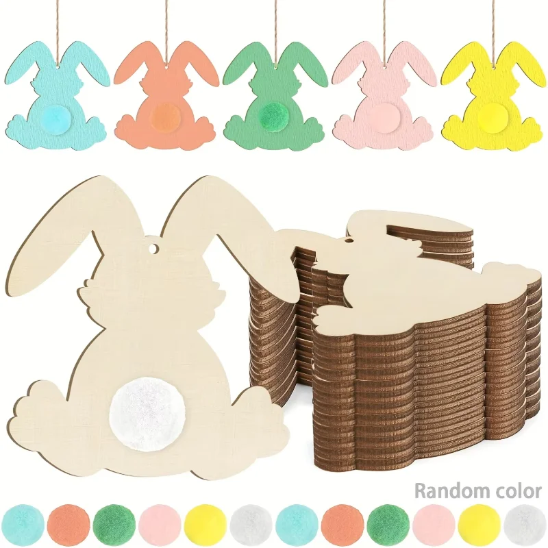24 упаковки деревянных силуэтов кроликов, пасхальные пустые деревянные украшения кроликов своими руками, деревянные подарочные бирки с веревкой, подходят для праздника
24 упаковки деревянных силуэтов кроликов, пасхальные пустые деревянные украшения кроликов своими руками, деревянные подарочные бирки с веревкой, подходят для праздника