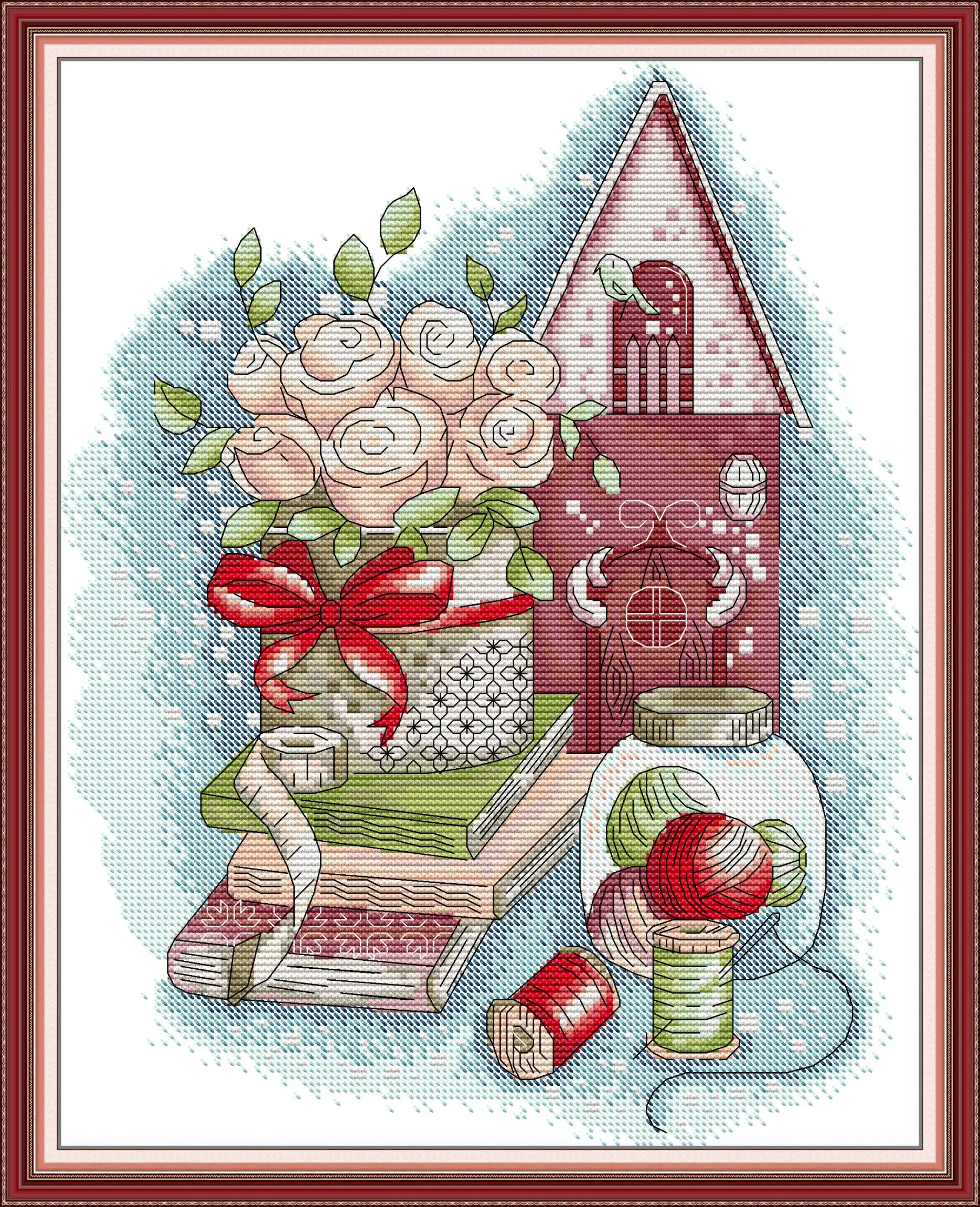 Maydear Full Cross Stitch Kit,11CT/14CT/16CT/9CT Aida Fabric,DMC Threads Sewing Pattern Embroidery Set-Rose Gift
Maydear Full Cross Stitch Kit,11CT/14CT/16CT/9CT Aida Fabric,DMC Threads Sewing Pattern Embroidery Set-Rose Gift