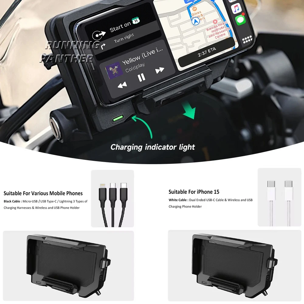 Motorcycle Wireless Charging Phone Holder Navigation Holder For Gs R1250Gs R1300Gs ADV R1200Gs GS ADV F850GS AD FT50GS ADV
Motorcycle Wireless Charging Phone Holder Navigation Holder For Gs R1250Gs R1300Gs ADV R1200Gs GS ADV F850GS AD FT50GS ADV
