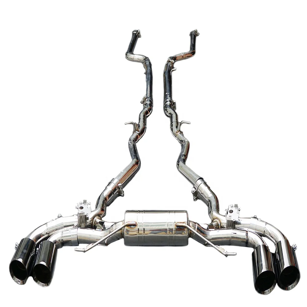 Customized Catback for M8 F91/f92/f93 S63 4.4t V8 304 Stainless Steel Remote Control Valvetronic Exhaust Pipe
Customized Catback for M8 F91/f92/f93 S63 4.4t V8 304 Stainless Steel Remote Control Valvetronic Exhaust Pipe