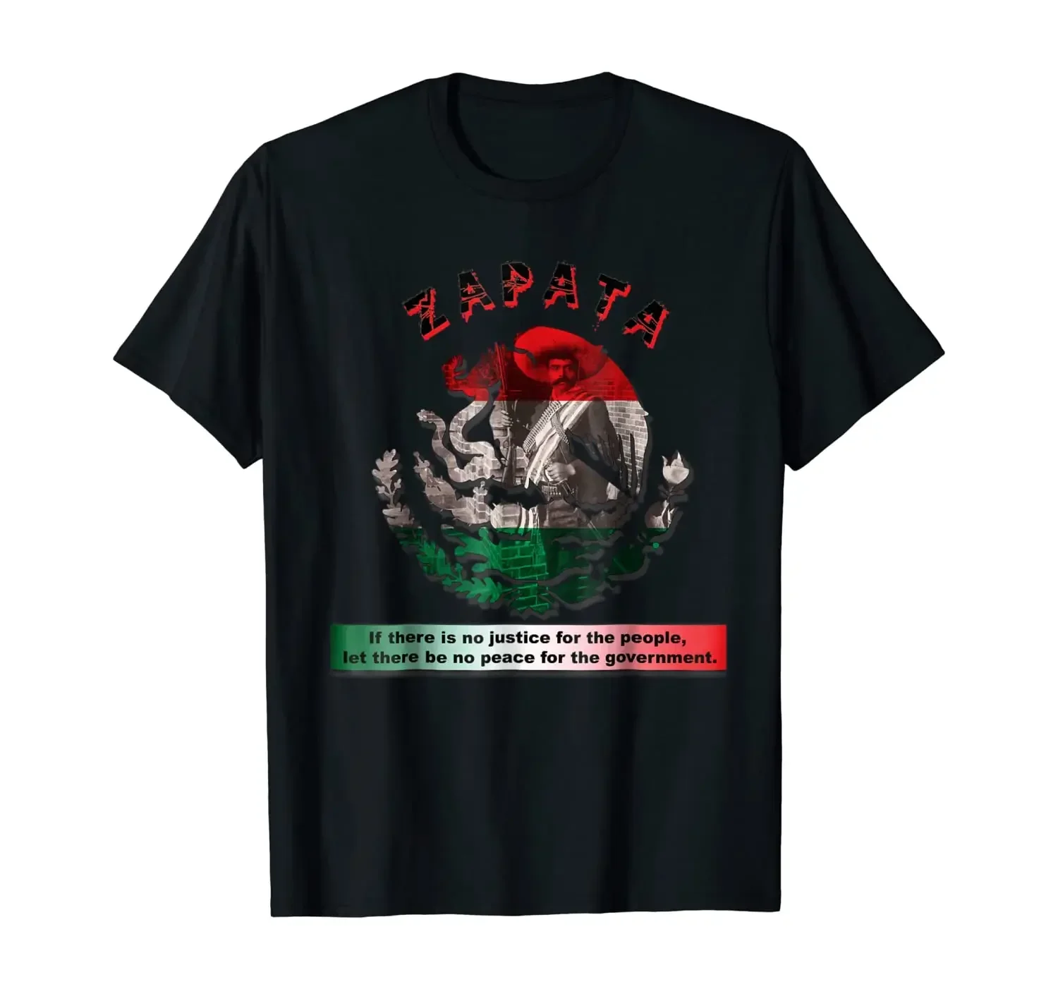Mexican Revolution Folk Hero Emiliano Zapata Mexican Flag T-Shirt 100% Cotton O-Neck Short Sleeve Casual Mens T-shirt Size S-3XL
Mexican Revolution Folk Hero Emiliano Zapata Mexican Flag T-Shirt 100% Cotton O-Neck Short Sleeve Casual Mens T-shirt Size S-3XL