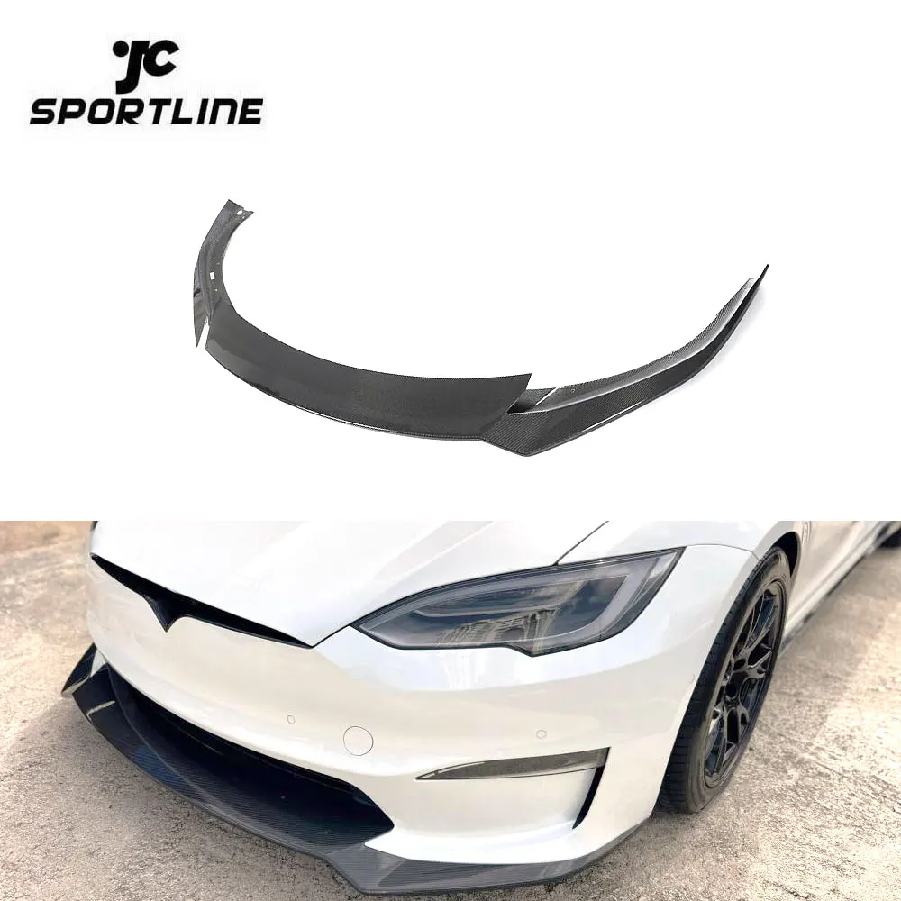 Carbon Fiber Front Bumper Spoiler Lip For Tesla Model S Plaid 2021-2023
Carbon Fiber Front Bumper Spoiler Lip For Tesla Model S Plaid 2021-2023
