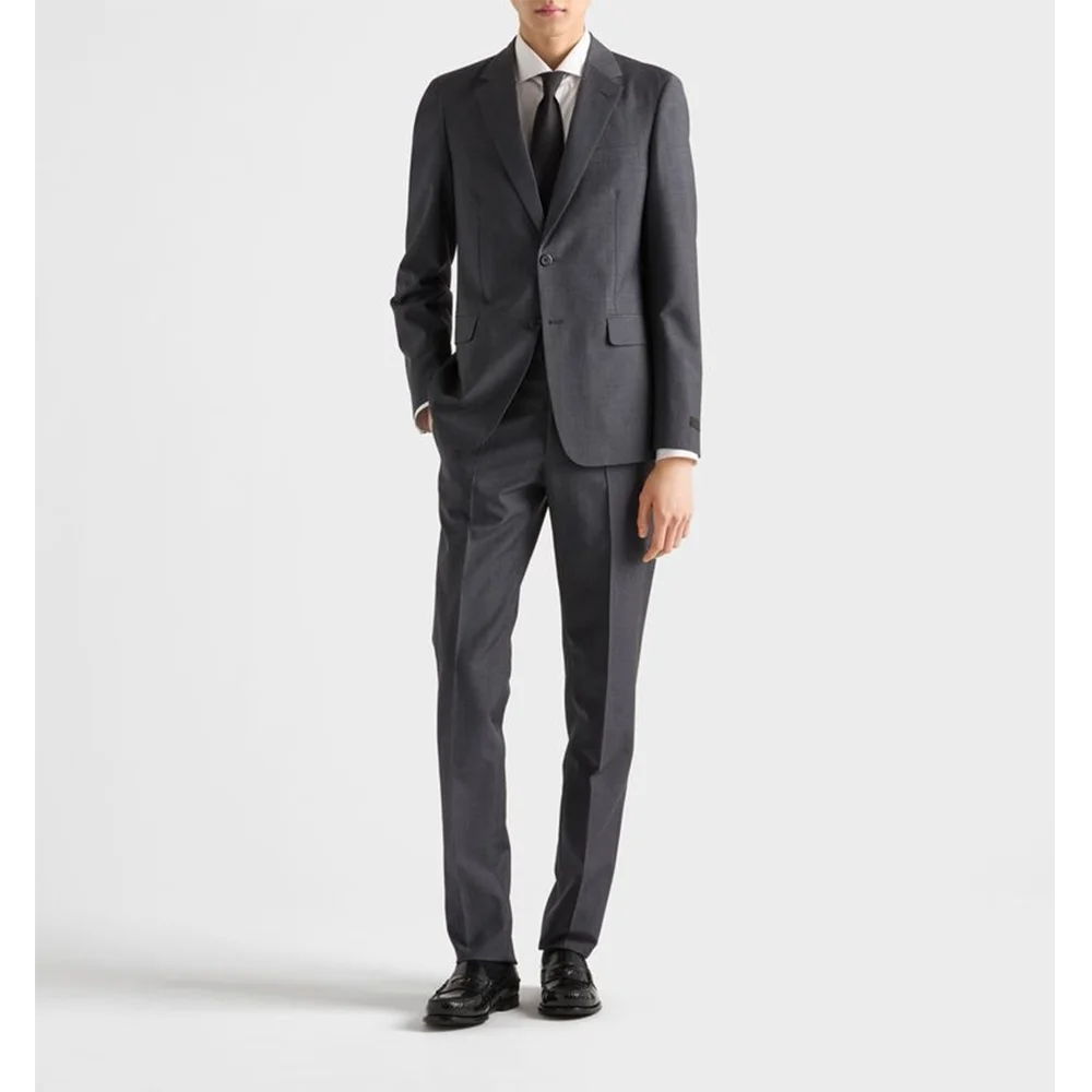Grey Men's Suits 2 Piecs Jacket Pants Single Breasted Peak Lapel Bussiness Style Formal Prom Wedding Suits
Grey Men's Suits 2 Piecs Jacket Pants Single Breasted Peak Lapel Bussiness Style Formal Prom Wedding Suits