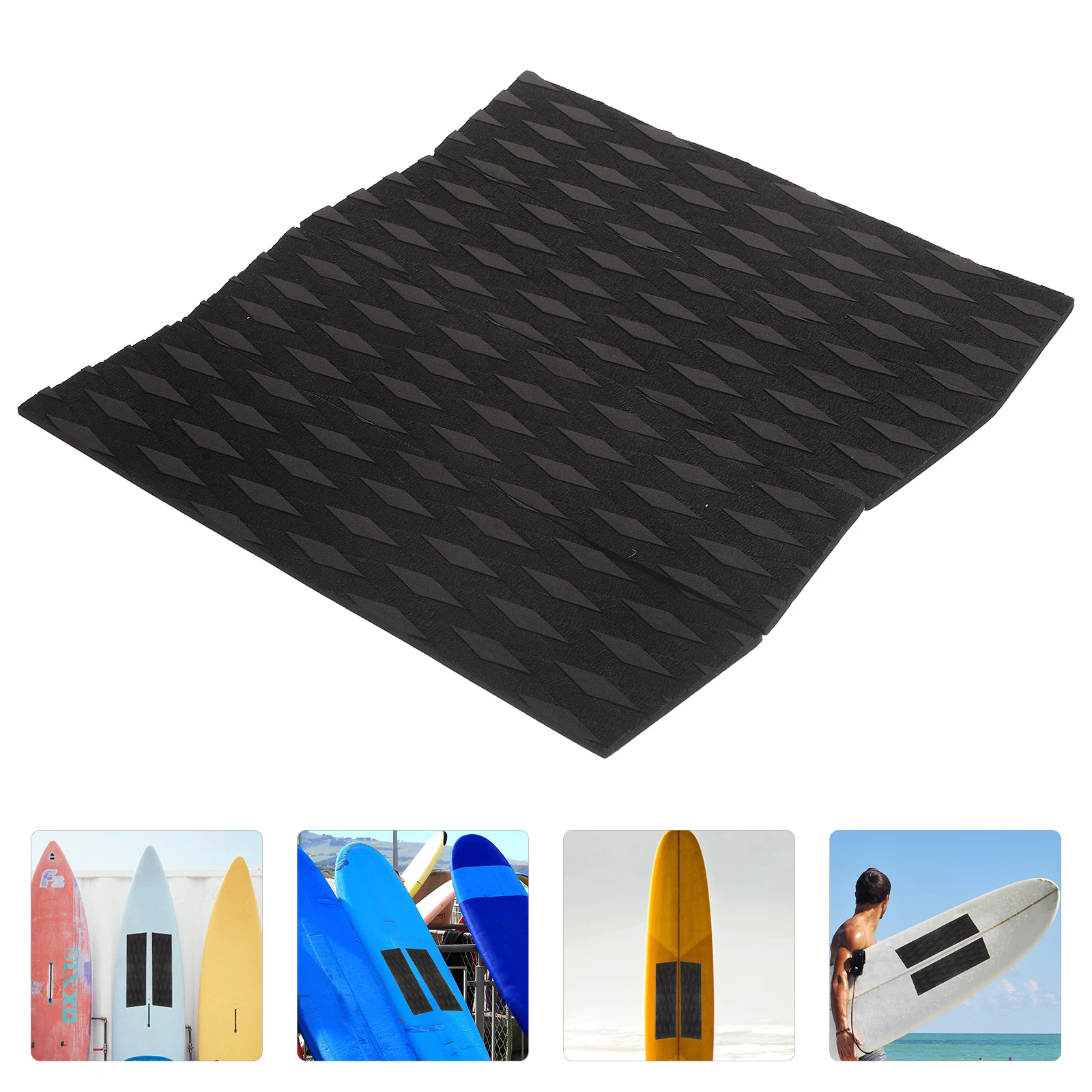 4pcs EVA Foam Non Slip Mat Lightweight Soft Comfortable Surfboard Deck Grip Traction Pad Water Ski Adhesive
4pcs EVA Foam Non Slip Mat Lightweight Soft Comfortable Surfboard Deck Grip Traction Pad Water Ski Adhesive