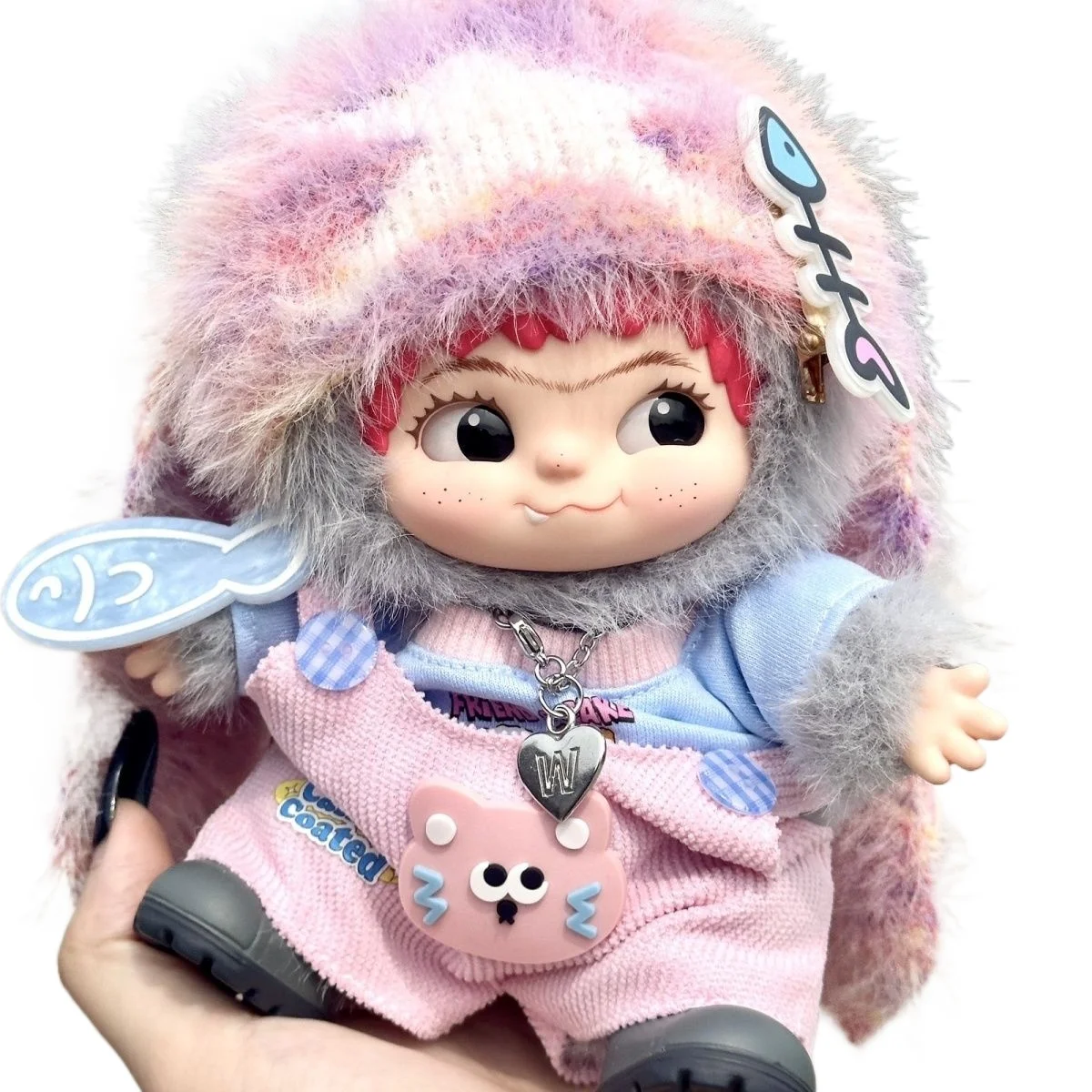 Spot Soft Skin-friendly 20cm Cotton Doll Cute Top and Overalls Baby Dress Up Wakuku Decorated Cartoon Toy Boy Girl Birthday Gift
Spot Soft Skin-friendly 20cm Cotton Doll Cute Top and Overalls Baby Dress Up Wakuku Decorated Cartoon Toy Boy Girl Birthday Gift