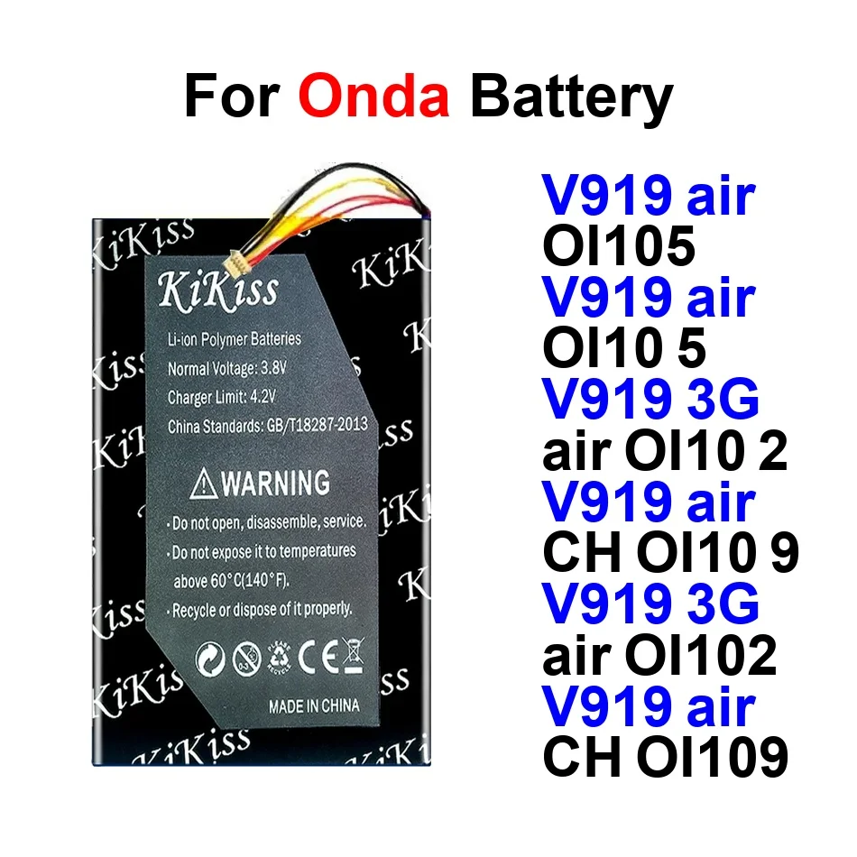 Laptop Battery High-Capacity 12500Mah For Onda V919 3G Air CH OI102 OI105 9 Not Fit OI10 2 5
Laptop Battery High-Capacity 12500Mah For Onda V919 3G Air CH OI102 OI105 9 Not Fit OI10 2 5