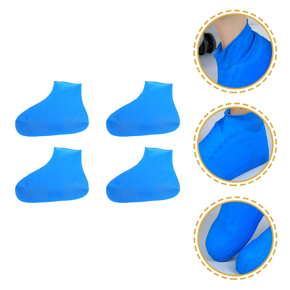 2Pairs Wear Resistant Latex Rain Shoe Protector Waterproof Anti Slip Flexible Shoes Cover for Beach Camping Travel Vacation
2Pairs Wear Resistant Latex Rain Shoe Protector Waterproof Anti Slip Flexible Shoes Cover for Beach Camping Travel Vacation