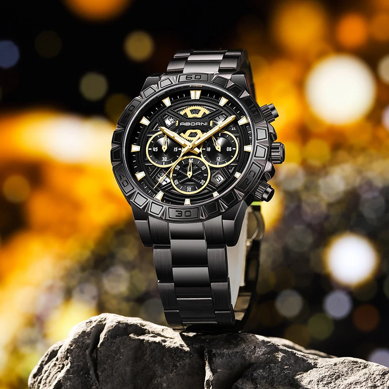 ABORNI Multifunctional Men's Fashion Watch, Waterproof, Sports and Casual, High-End Brand Watch for Travel and Parties
ABORNI Multifunctional Men's Fashion Watch, Waterproof, Sports and Casual, High-End Brand Watch for Travel and Parties