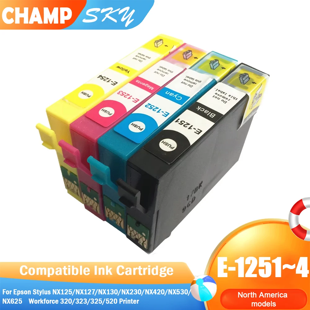 Sky for Epson 125 ink ,T1251 compatible Cartridges For Epson Stylus NX125/NX127/NX130/NX230/NX420/NX530/NX625 Workforce 320/520
Sky for Epson 125 ink ,T1251 compatible Cartridges For Epson Stylus NX125/NX127/NX130/NX230/NX420/NX530/NX625 Workforce 320/520