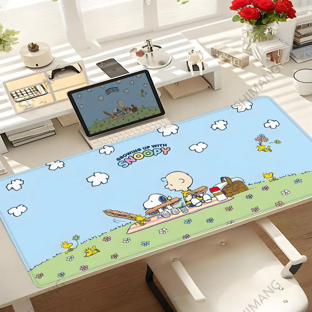 Mouse pad large Gaming Desk Mat Computer Keyboard desk pad Mats Non-slip rubber Game player PC carpet for Snoopy Mousepad Kawaii
Mouse pad large Gaming Desk Mat Computer Keyboard desk pad Mats Non-slip rubber Game player PC carpet for Snoopy Mousepad Kawaii