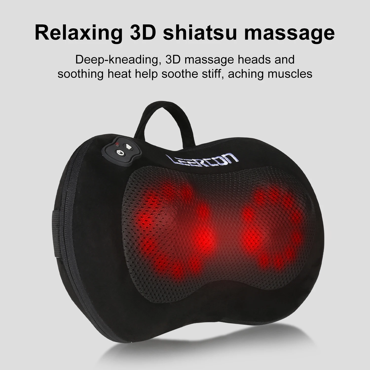 Luxury Electric Shiatsu Neck Back Massager Kneading Massage Pillow with Heating for Pain Relief Gift for Men Women Home Office
Luxury Electric Shiatsu Neck Back Massager Kneading Massage Pillow with Heating for Pain Relief Gift for Men Women Home Office
