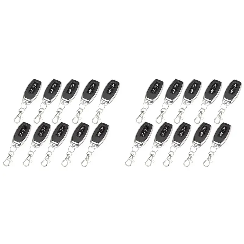 24-часовая доставка 20X 433 МГц RF пульт дистанционного управления, обучающий код EV1527 для открывания ворот гаража
24-часовая доставка 20X 433 МГц RF пульт дистанционного управления, обучающий код EV1527 для открывания ворот гаража