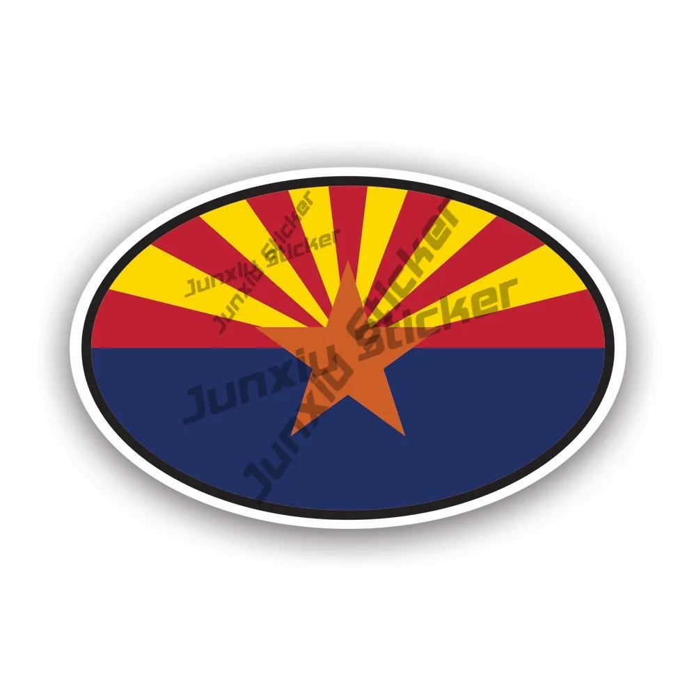 Arizona Flag Oval Sticker UV Protected Decal Outdoor waterproofing Decorative PVC Boat Accessories Style for Car Stickers PVC
Arizona Flag Oval Sticker UV Protected Decal Outdoor waterproofing Decorative PVC Boat Accessories Style for Car Stickers PVC