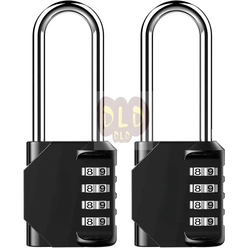 Puroma, 2 шт., кодовый замок с длинной дужкой 2,6 дюйма, 4-значный уличный водонепроницаемый замок для школьного шкафчика для спортзала (черный)
Puroma, 2 шт., кодовый замок с длинной дужкой 2,6 дюйма, 4-значный уличный водонепроницаемый замок для школьного шкафчика для спортзала (черный)