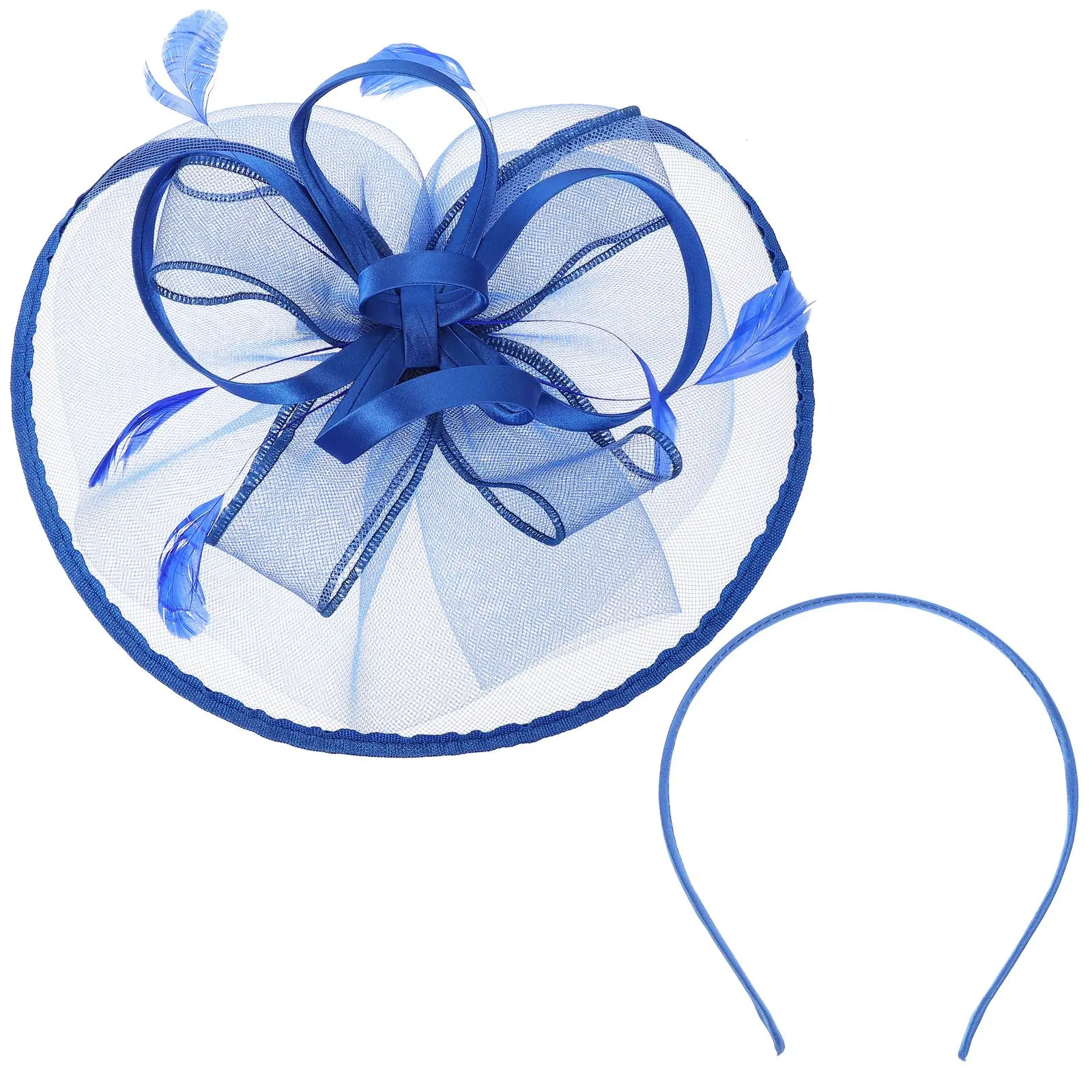 Mesh Veil Fascinator Bridal Headgear Blue Quill Hair Decor Wedding Banquet Party Lightweight Durable Colorfast Chic Design
Mesh Veil Fascinator Bridal Headgear Blue Quill Hair Decor Wedding Banquet Party Lightweight Durable Colorfast Chic Design