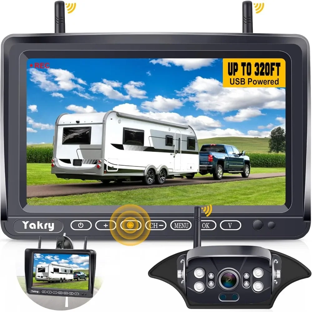 Great deal.RV Backup Camera Wireless Plug and Play: Pre-Wired for Furrion System Recording Wide View Rear
Great deal.RV Backup Camera Wireless Plug and Play: Pre-Wired for Furrion System Recording Wide View Rear