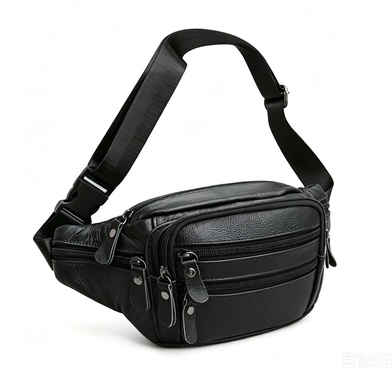 Men's Genuine Leather Fashion Crossbody Bag, Chest Bag, Casual Waist Bag, Shoulder Bag, Large Capacity Versatile Bag, Suitable for Travel, Work, Daily Commuting, and Tourism, Black
Men's Genuine Leather Fashion Crossbody Bag, Chest Bag, Casual Waist Bag, Shoulder Bag, Large Capacity Versatile Bag, Suitable for Travel, Work, Daily Commuting, and Tourism, Black