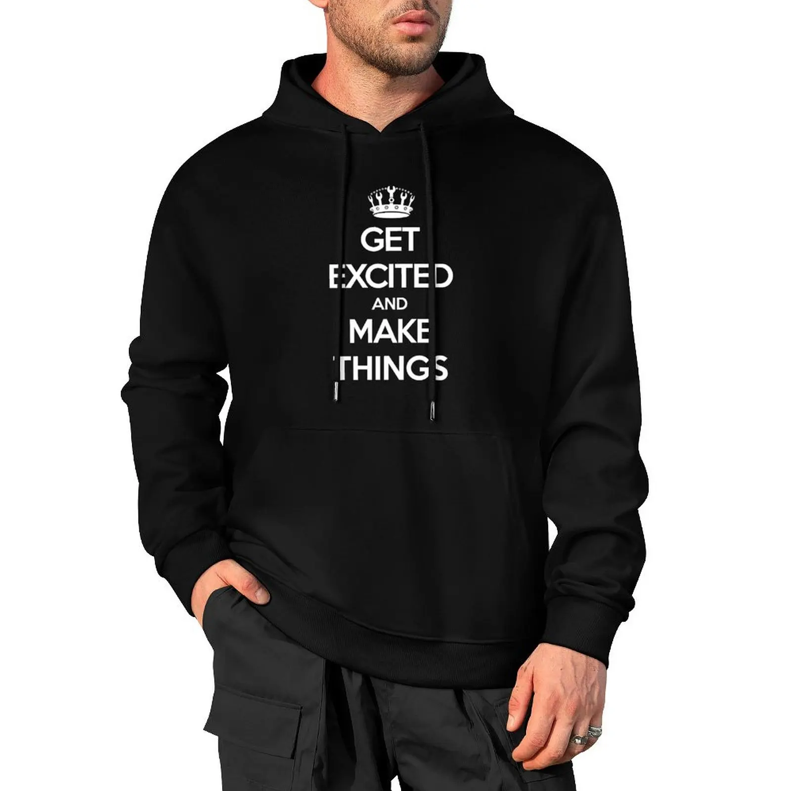 Get Excited And Make Things Pullover Hoodie men's winter sweater autumn jacket men male clothes clothes for men designer hoodies
Get Excited And Make Things Pullover Hoodie men's winter sweater autumn jacket men male clothes clothes for men designer hoodies