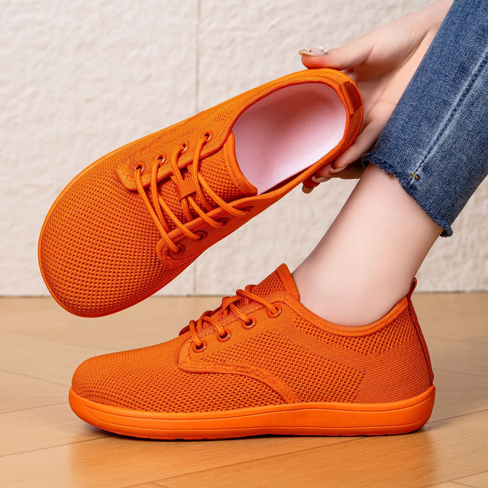 Summer Fashion 2026 Spring Summer Mesh Breathable Comfortable Lace Up Platform Plus Size Shoes for Women Flats Sneakers 36-41
Summer Fashion 2026 Spring Summer Mesh Breathable Comfortable Lace Up Platform Plus Size Shoes for Women Flats Sneakers 36-41