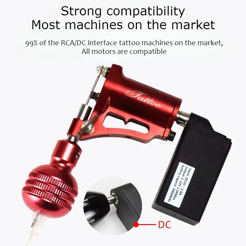2000mAh Type-C Rechargeable Battery Pen Portable Wireless Tattoo Power Straight/elbow Mini Battery Plug Tattoo EquipmentPortable
2000mAh Type-C Rechargeable Battery Pen Portable Wireless Tattoo Power Straight/elbow Mini Battery Plug Tattoo EquipmentPortable