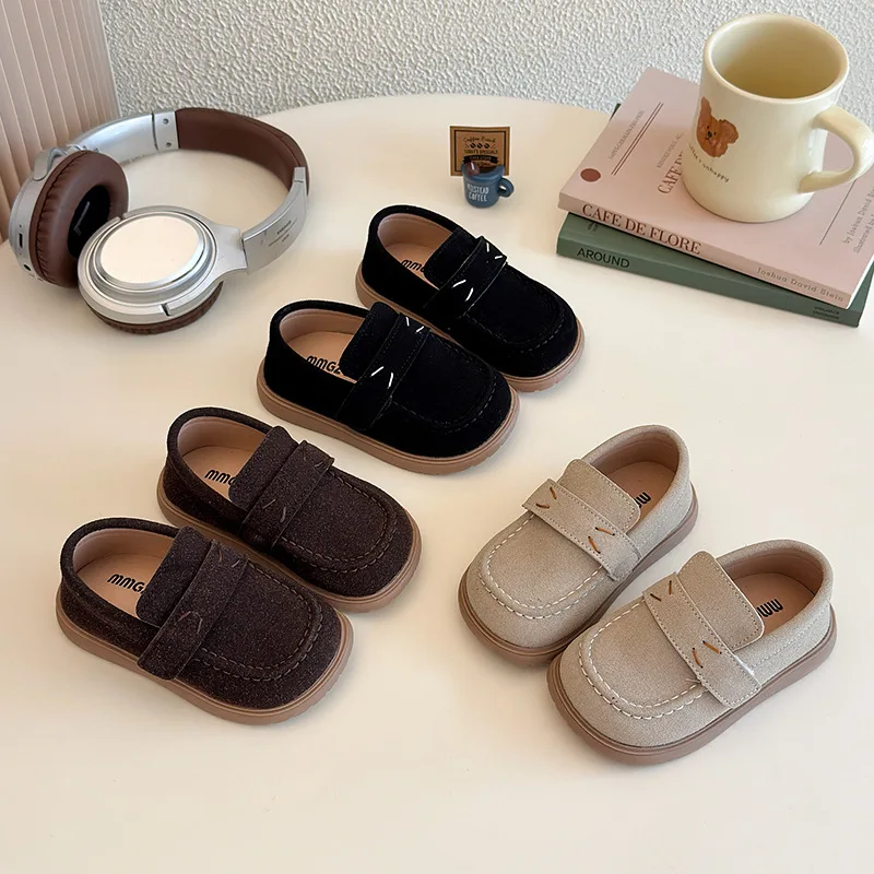 2026 Children's Casual Leather Shoes 1-8 Years Old Beige Boys Girls Single Shoes Four Seasons Brown Soft Non-slip Kids Shoes
2026 Children's Casual Leather Shoes 1-8 Years Old Beige Boys Girls Single Shoes Four Seasons Brown Soft Non-slip Kids Shoes