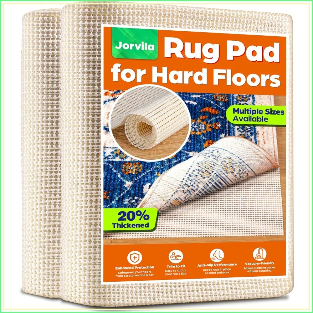 Non-Slip Rug Pad 10x14 Feet, Anti Skid Mat for Under Area Rugs, Keeps Rugs in Position, Thick Cushioned Carpet Pad for Hardwood Floors
Non-Slip Rug Pad 10x14 Feet, Anti Skid Mat for Under Area Rugs, Keeps Rugs in Position, Thick Cushioned Carpet Pad for Hardwood Floors