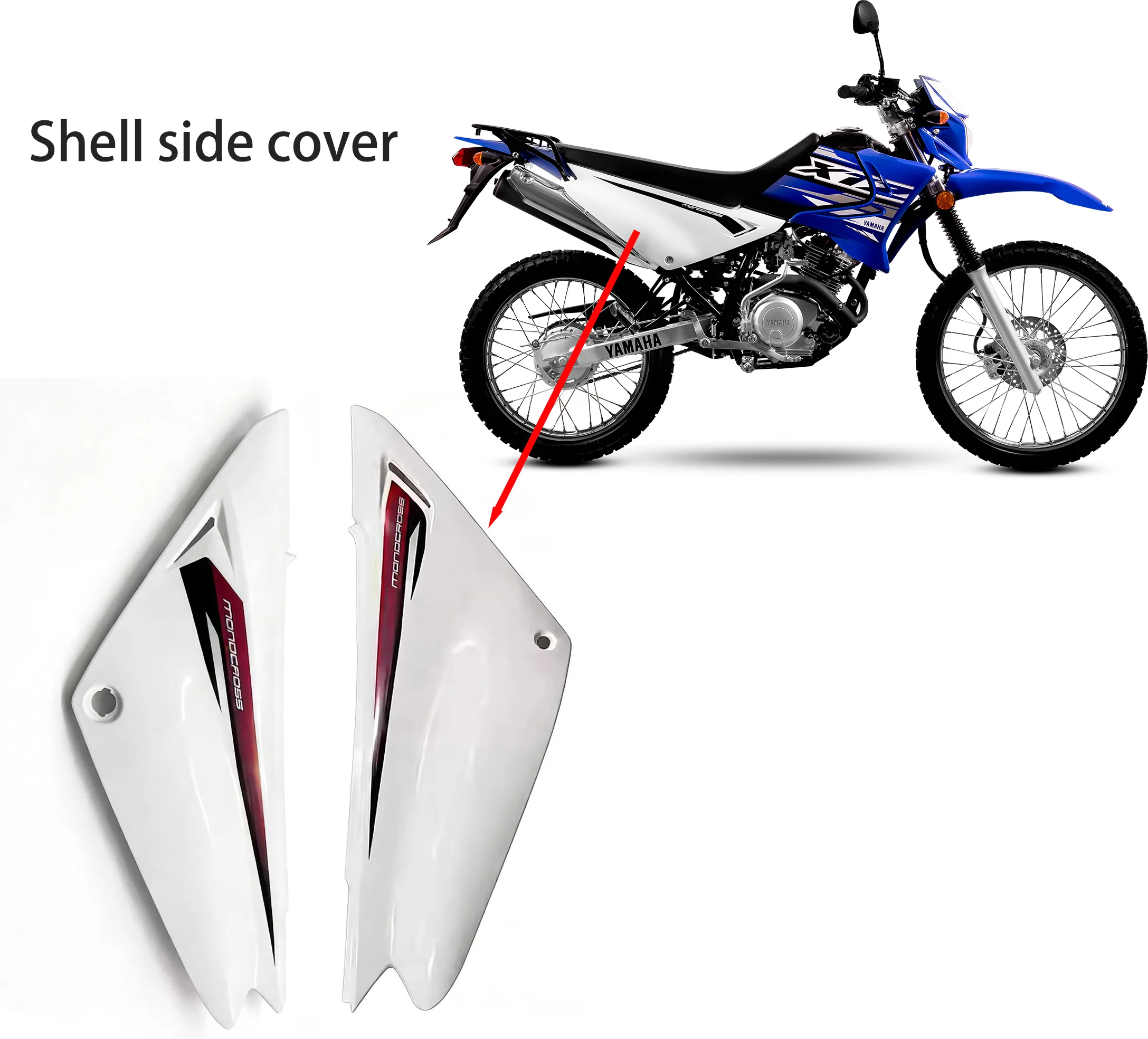 Side Cover, Guard Plate, Outer Shell, Side Cover, Suitable for Yamaha Jym125-9 Xtz125 Motorcycle Decoration
Side Cover, Guard Plate, Outer Shell, Side Cover, Suitable for Yamaha Jym125-9 Xtz125 Motorcycle Decoration