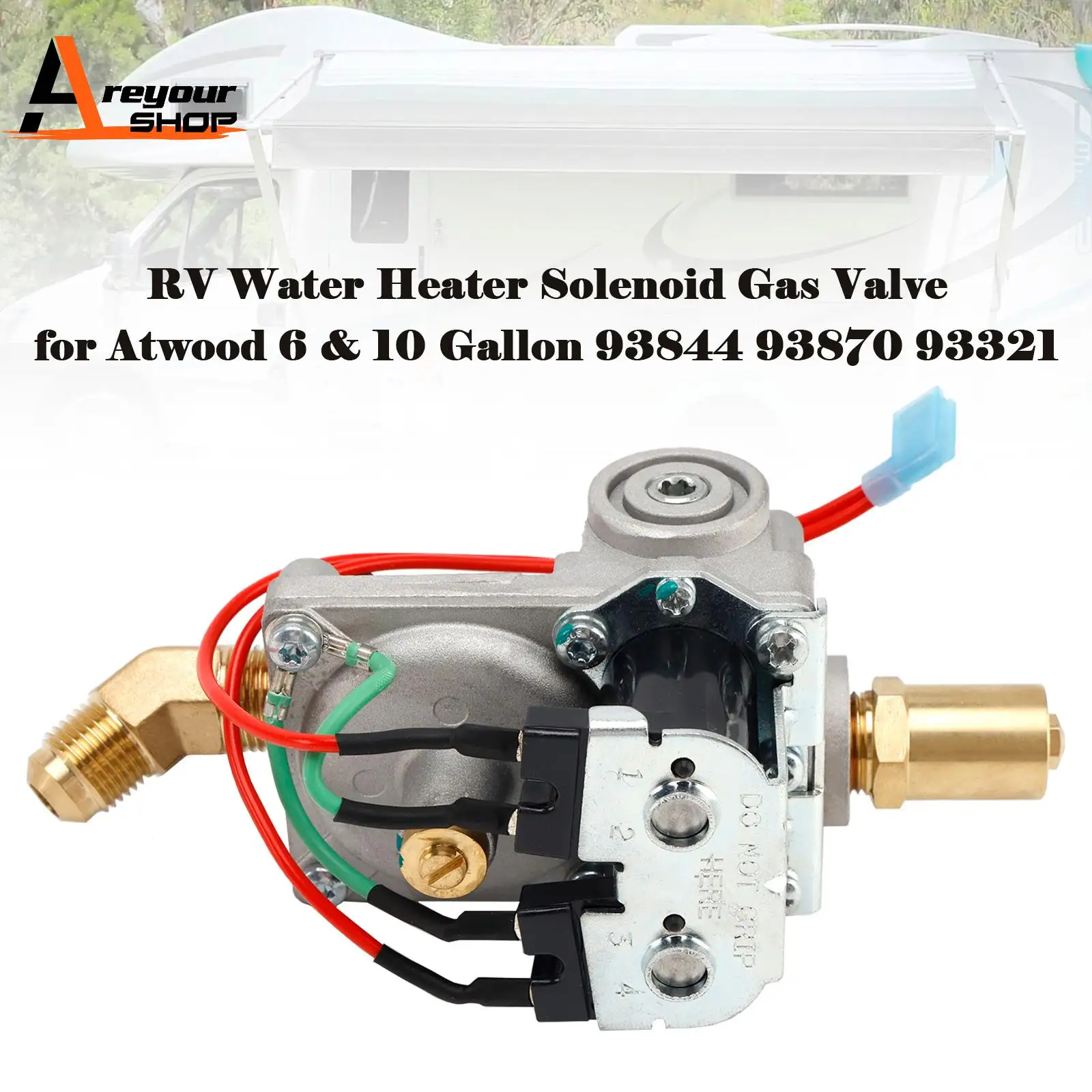RV Water Heater Solenoid Gas Valve for Atwood 6 & 10 Gallon 93844 93870 93321
RV Water Heater Solenoid Gas Valve for Atwood 6 & 10 Gallon 93844 93870 93321