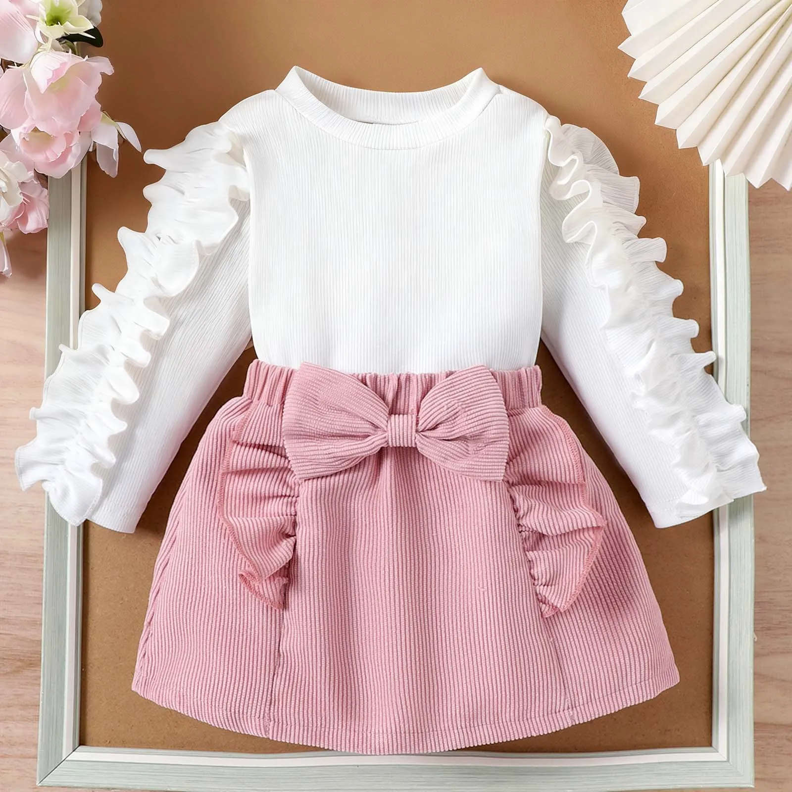 Sweat Outfits for Kids Toddler Girls Clothes Sets Puff Sleeve Tops Plaid Mini Skirts Skirt Set 2 Piece Fall Winter Dress Shoe
Sweat Outfits for Kids Toddler Girls Clothes Sets Puff Sleeve Tops Plaid Mini Skirts Skirt Set 2 Piece Fall Winter Dress Shoe