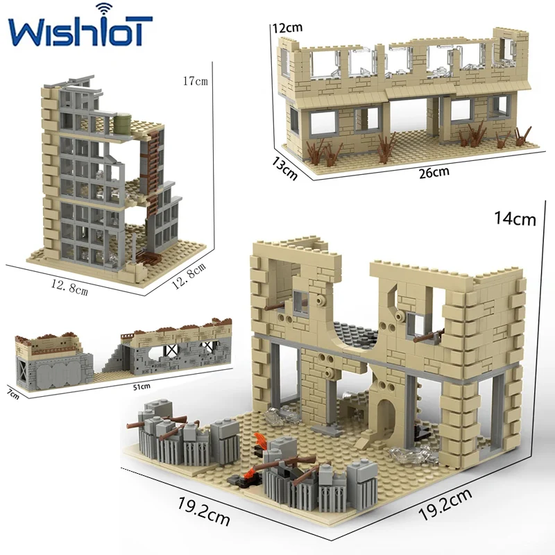 Military Base Model Building Blocks War Scene Ruined Fortress Bunker Assembled Educational Toys Moc Small Bricks Boys DIY Gifts
Military Base Model Building Blocks War Scene Ruined Fortress Bunker Assembled Educational Toys Moc Small Bricks Boys DIY Gifts