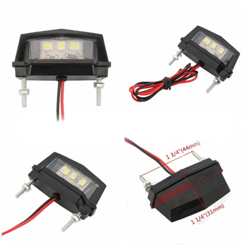 【CR】Motorcycle 3 LED Rear Tail License Plate Brake Number Plate Light Mini Taillight
【CR】Motorcycle 3 LED Rear Tail License Plate Brake Number Plate Light Mini Taillight