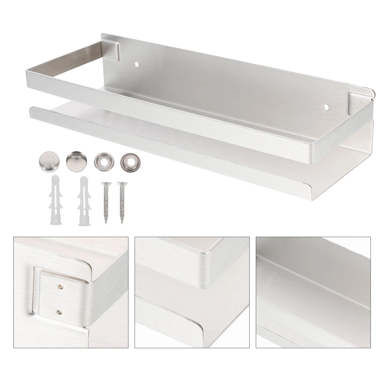 Stainless Steel Kitchen Spice -Mounted Storage Shelf Household Organizer For Toiletries Kitchen Supplies Metal
Stainless Steel Kitchen Spice -Mounted Storage Shelf Household Organizer For Toiletries Kitchen Supplies Metal